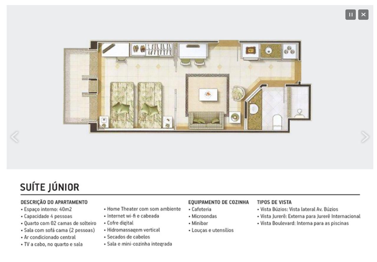 Il Campanario Villagio Resort Apto Studio 2111 Florianópolis 외부 사진
